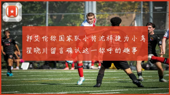 郭艾伦称国家队小将沈梓捷为小鸟翟晓川留言确认这一称呼的趣事